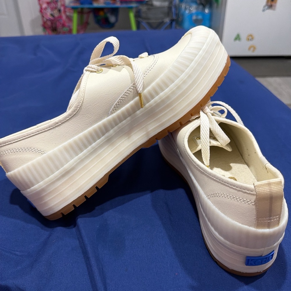 Keds Off-White Platform Sneakers